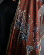 “Louis Vuitton” Monogram world map silk scarf