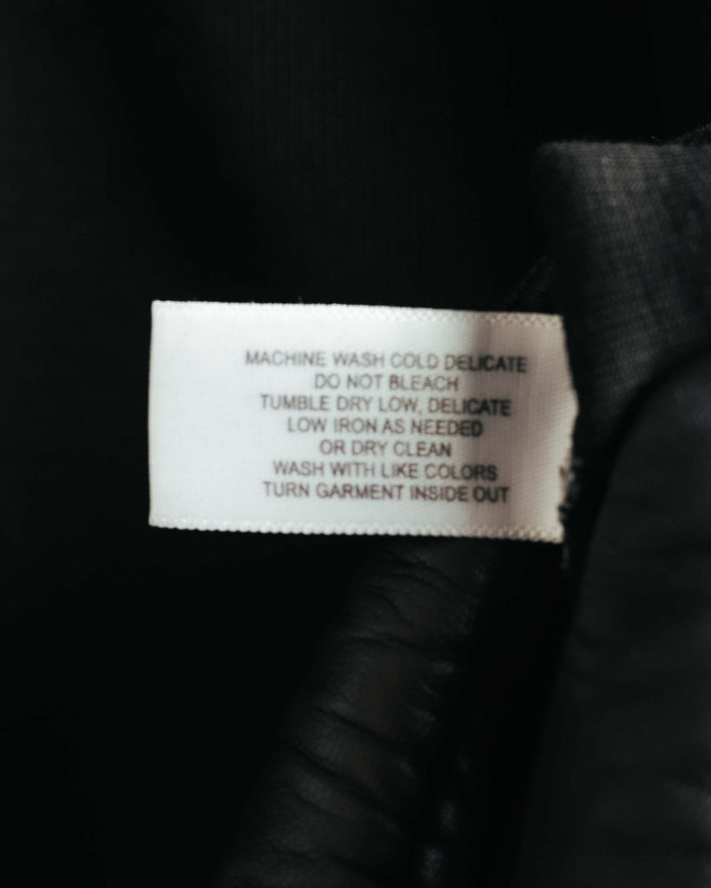 -MOOD Vintage Collections- 00’s Minimal black supima cotton knit
