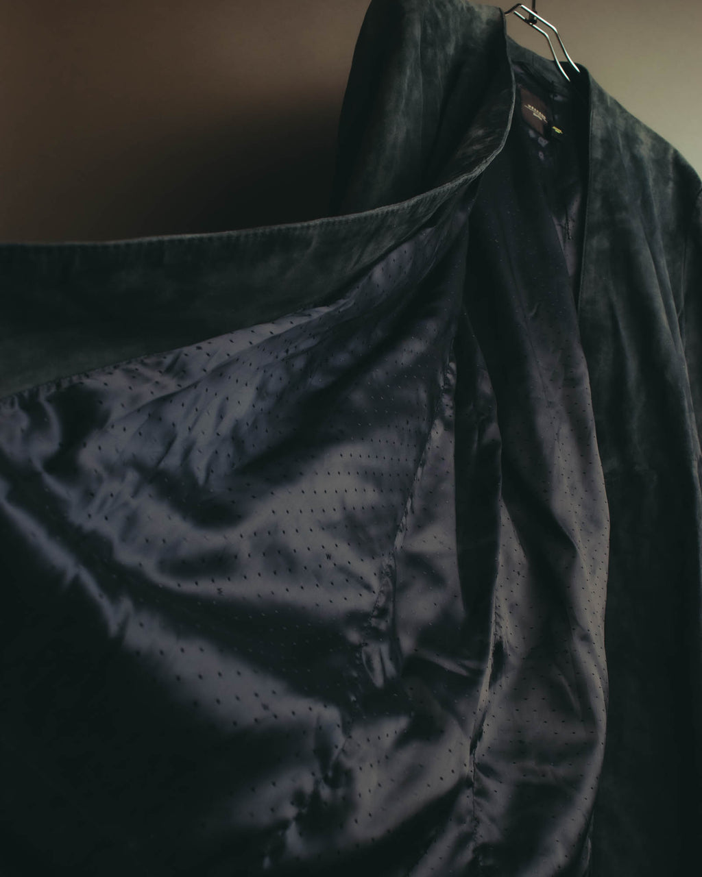 "WEEKEND Max Mara" 10's Soft suede goat leather robe coat