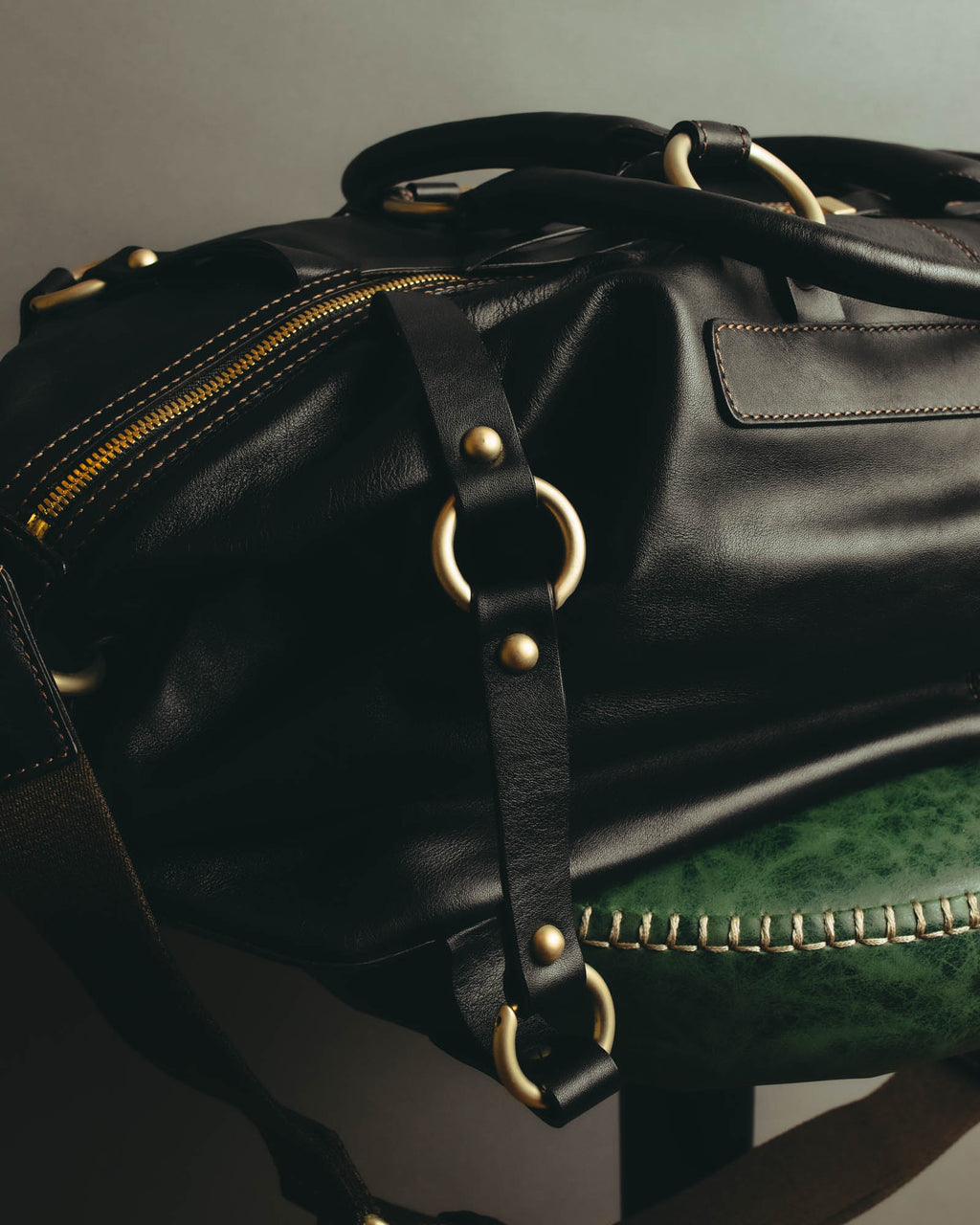 "Valerio Valeriani" 00's-10's Convertible leather Boston bag