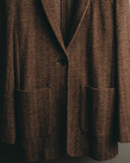 “WEEKEND MaxMara” 2010’s herringbone jersey single-button tailored jacket
