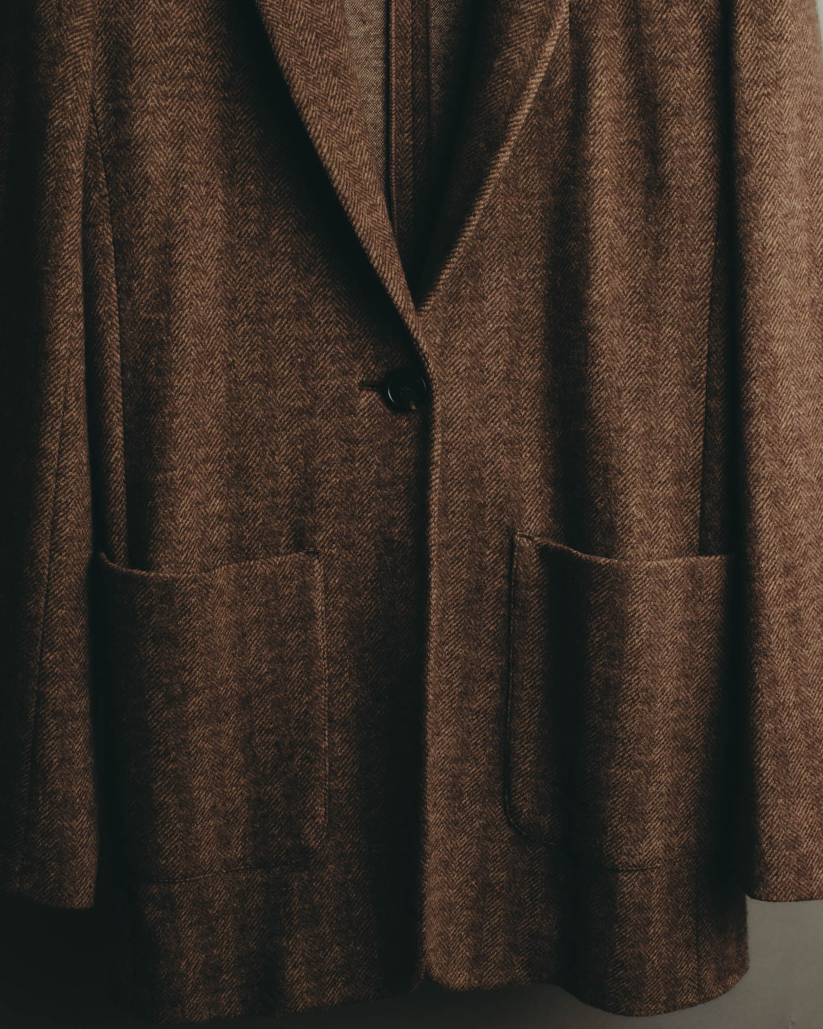 “WEEKEND MaxMara” 2010’s herringbone jersey single-button tailored jacket