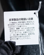 "ISSEY MIYAKE HaaT" Unborn calf shark sole long boots