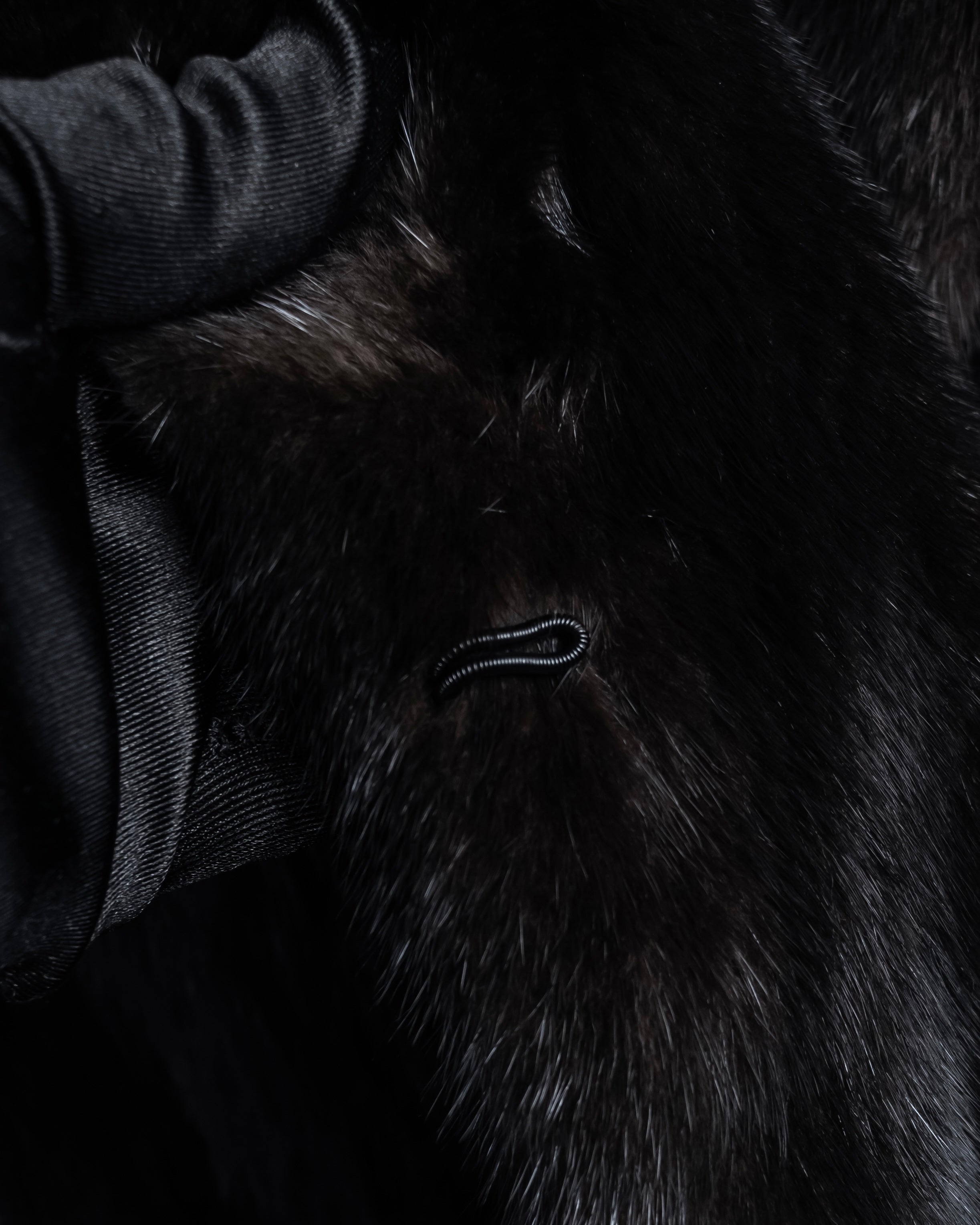 "GUCCI" Semi-custom atelier work fur long coat