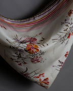“GUCCI” Botanical printed silk scarf