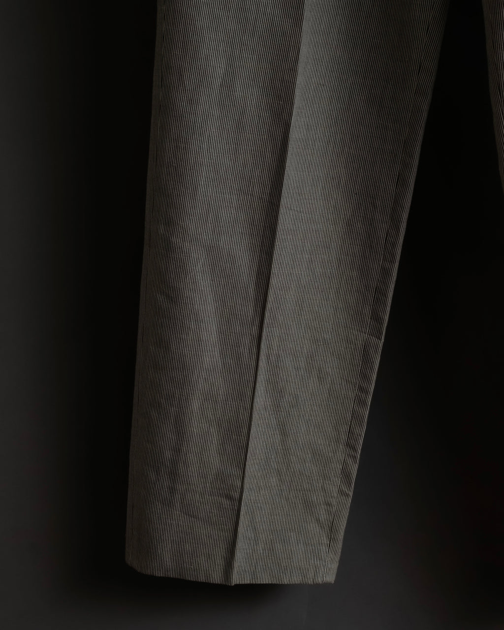 "HERMES" Cotton linen wide tapered slacks