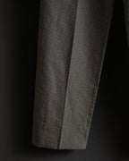 "HERMES" Cotton linen wide tapered slacks