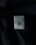 "GUCCI" Michele period linear silhouette wool chester coat