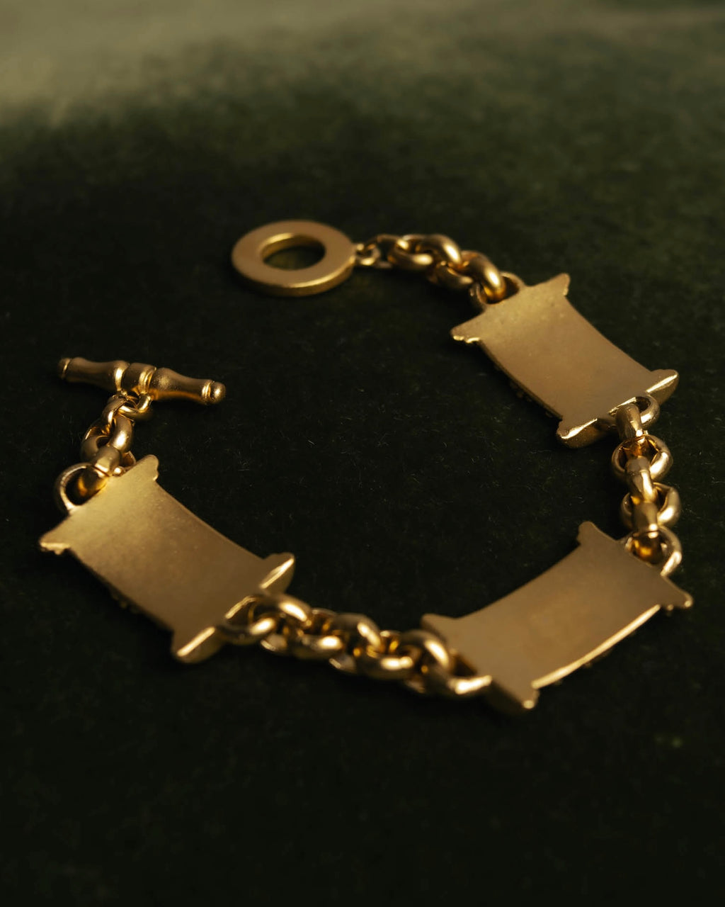 “Vintage“ 80's-90's Cabochon ornament bracelet