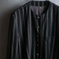 "Vintage multi stripe collarless jacket"