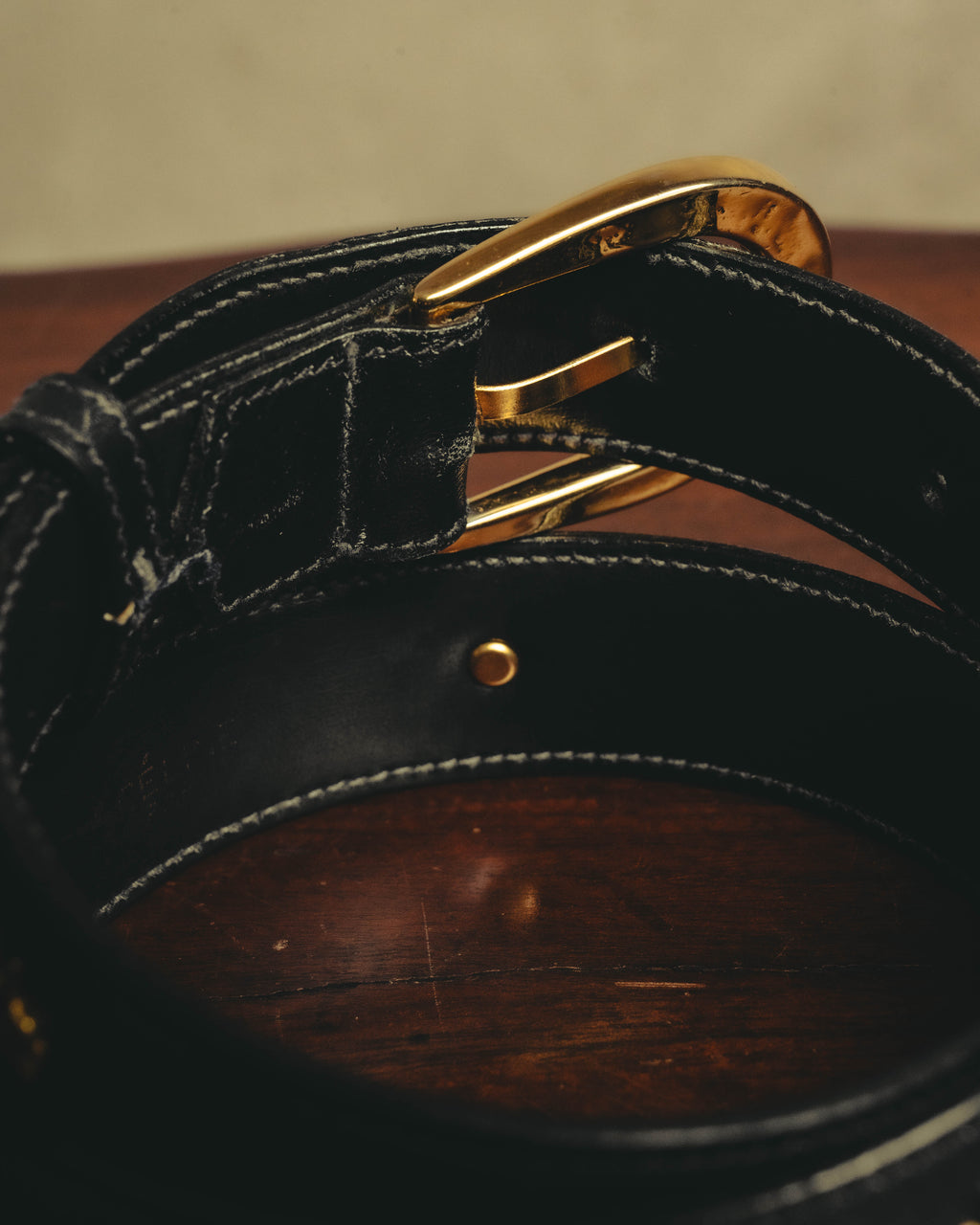 "CELINE" 90's-00's Classic horse carriage waist belt