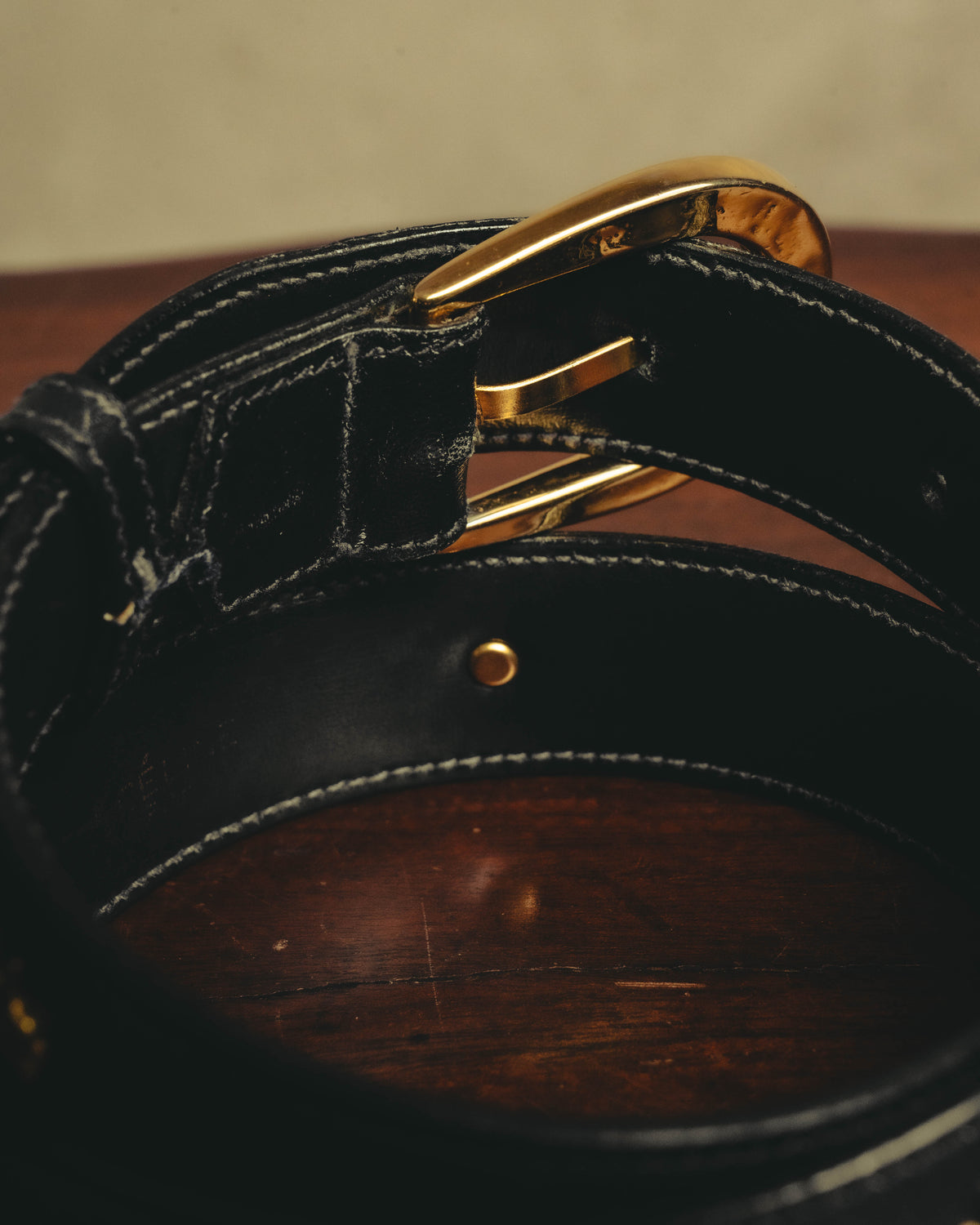 "CELINE" 90's-00's Classic horse carriage waist belt