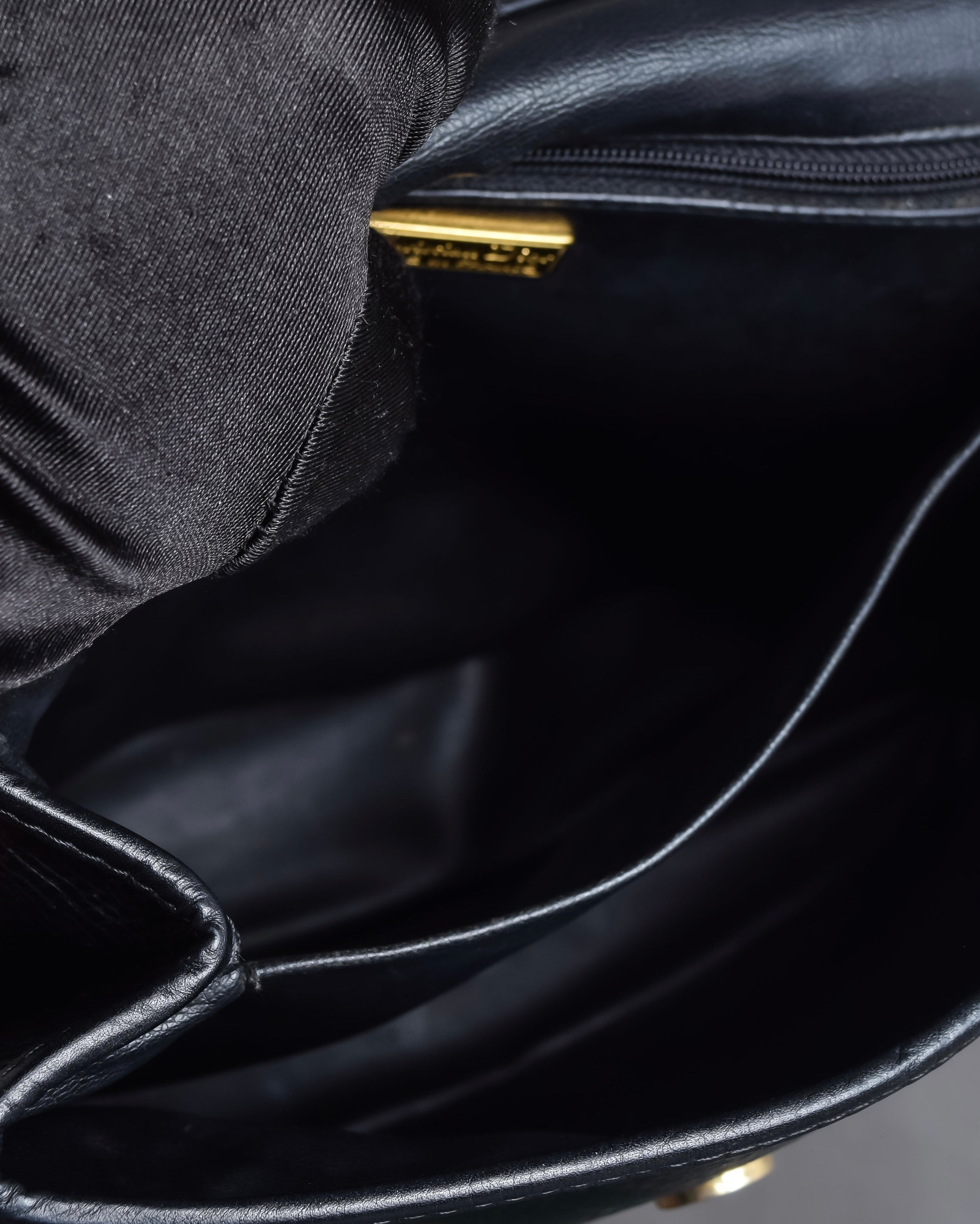 "Christian Dior" Vintage logo design leather hand bag