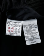 "Max Mara" 90’s-00’s Minimal fly-front stretch sten collar jacket