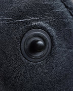 "MAISON MARGIELA" Grain texture leather snap wallet