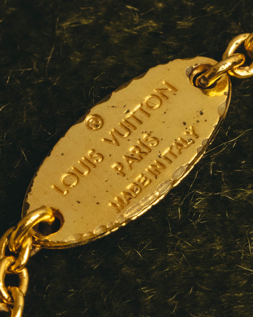 "Louis Vuitton" 2010's Gold-tone chain necklace