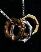 "GUCCI" Link to Love collection silver necklace
