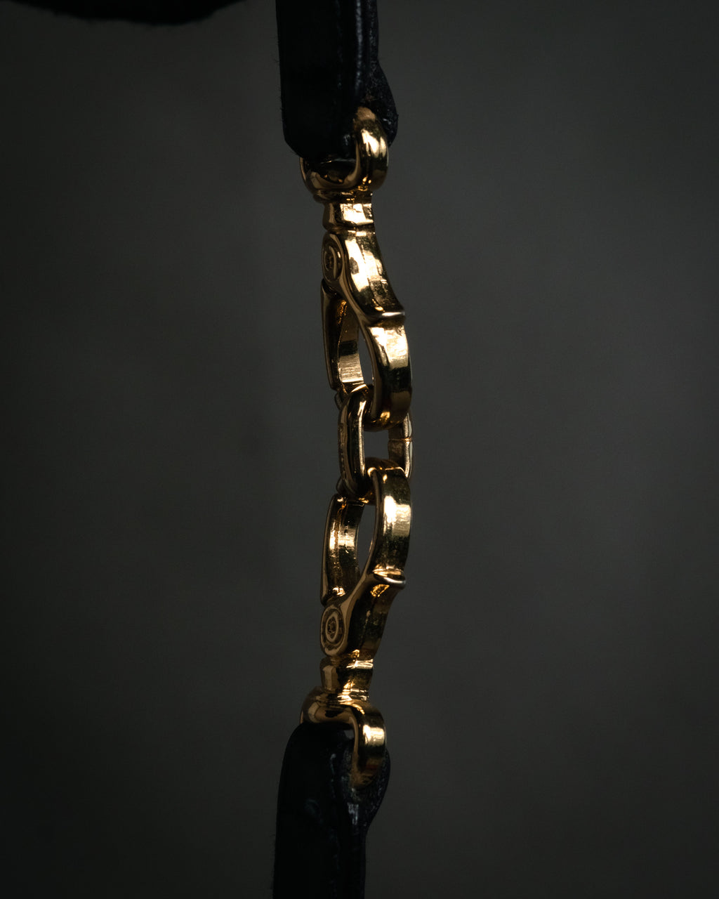 “CELINE” 80’s–90’s Equestrian hardware leather belt