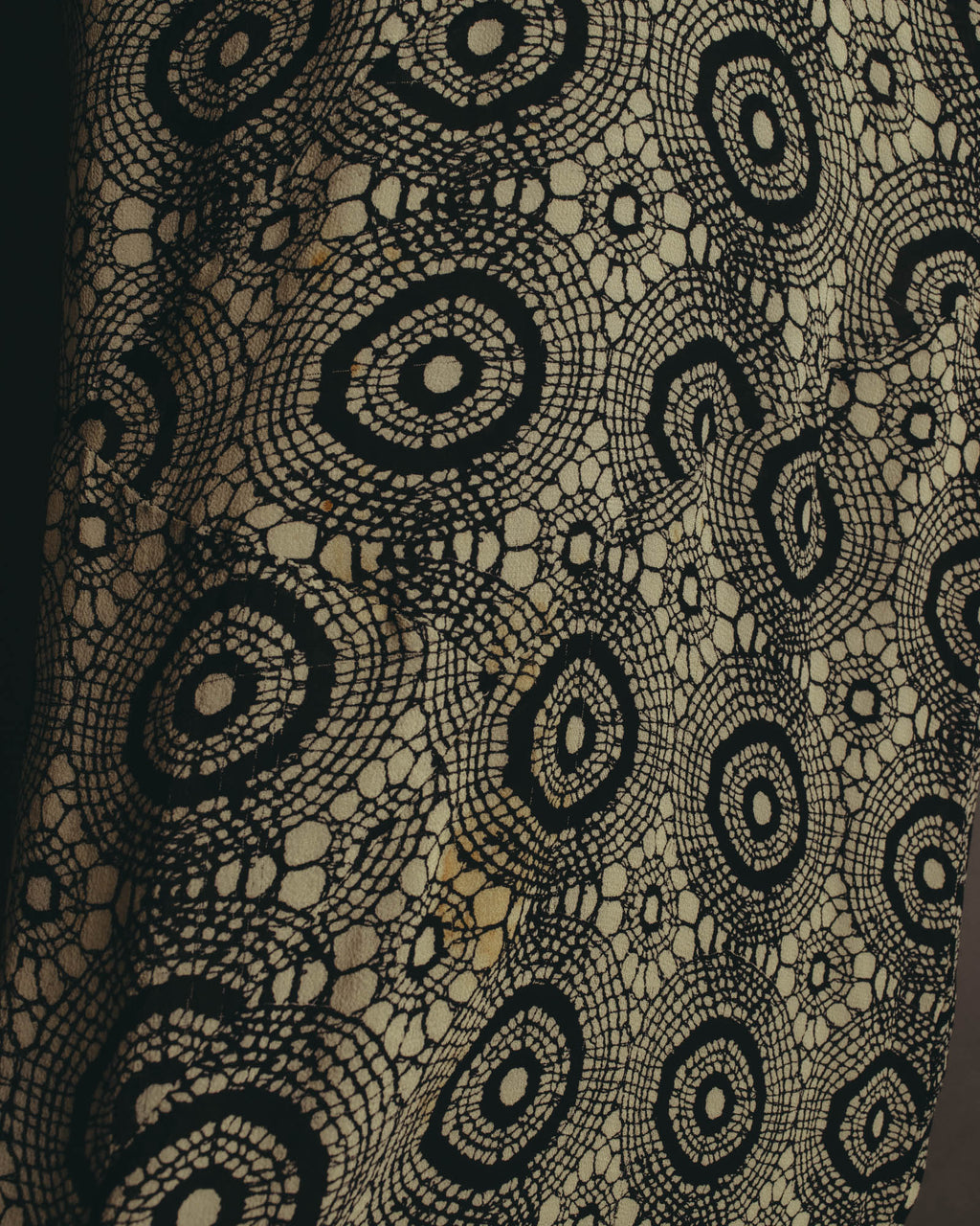 "John Rocha Chinatown" 80's Sleeveless patterned mini dress