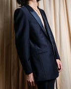 "CHRISTIAN DIOR MONSIEUR" Satin switching design tuxedo dress set up