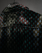 “DRIES VAN NOTEN” 2010’s Circle motif velvet shirt