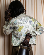 "HERMES" Margiela period Les Étoiles, Stars silk shirt