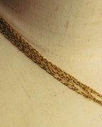 -SPECIAL- "Christian Dior" 80's-90's Multi-strand chain tassel gold necklace