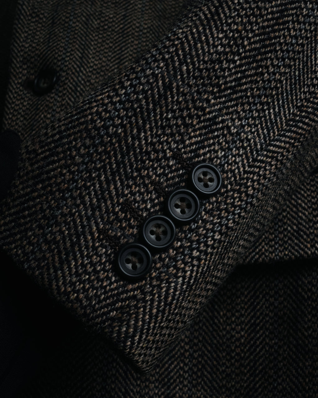 "Burberrys" 90’s Herringbone tweed wool suit set