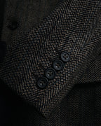 "Burberrys" 90’s Herringbone tweed wool suit set