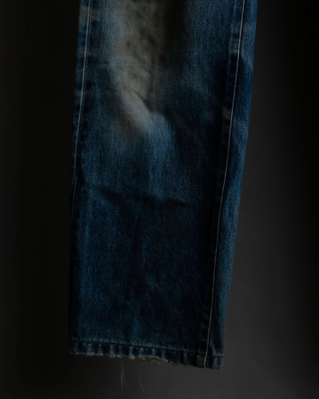 "GUCCI" Gradient fade design tapered denim