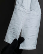 "Christian Dior" Pintuck design wide spread collar dress shirt