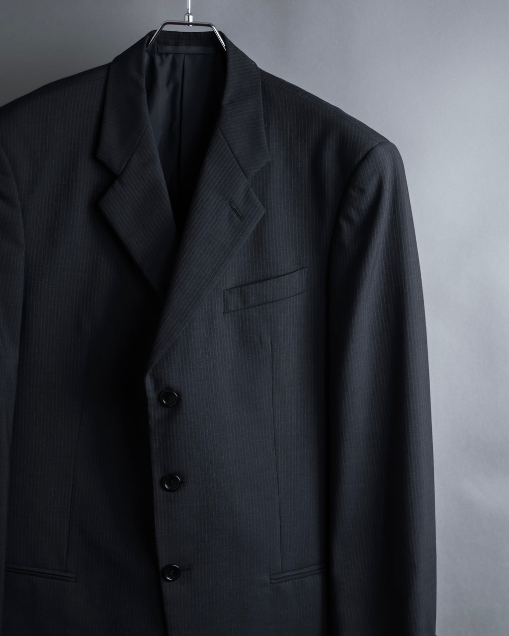 "ARMANI COLLEZIONI" Notched drape classically tailored jacket