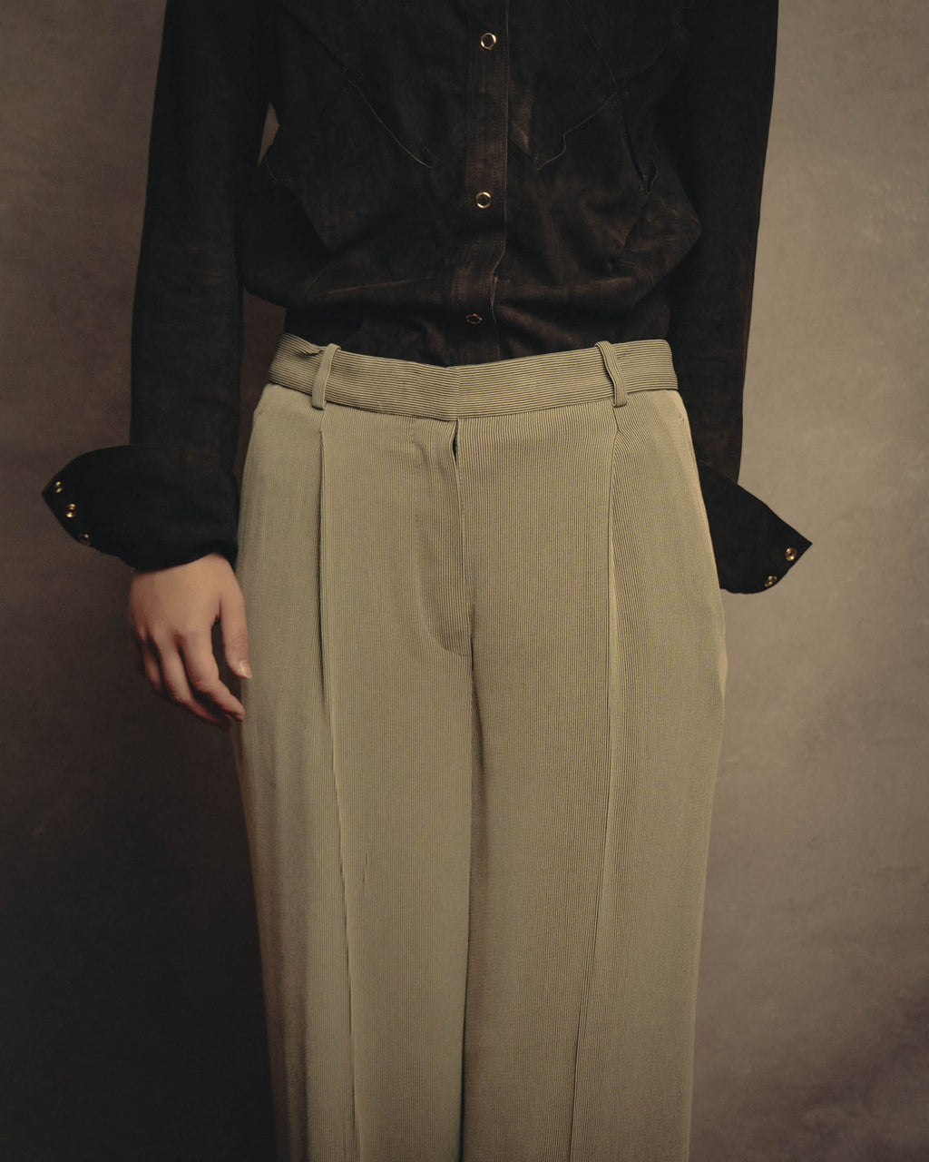-SPECIAL- “HERMÈS“ Late 90’s-2010’s Fluid striped wide trousers