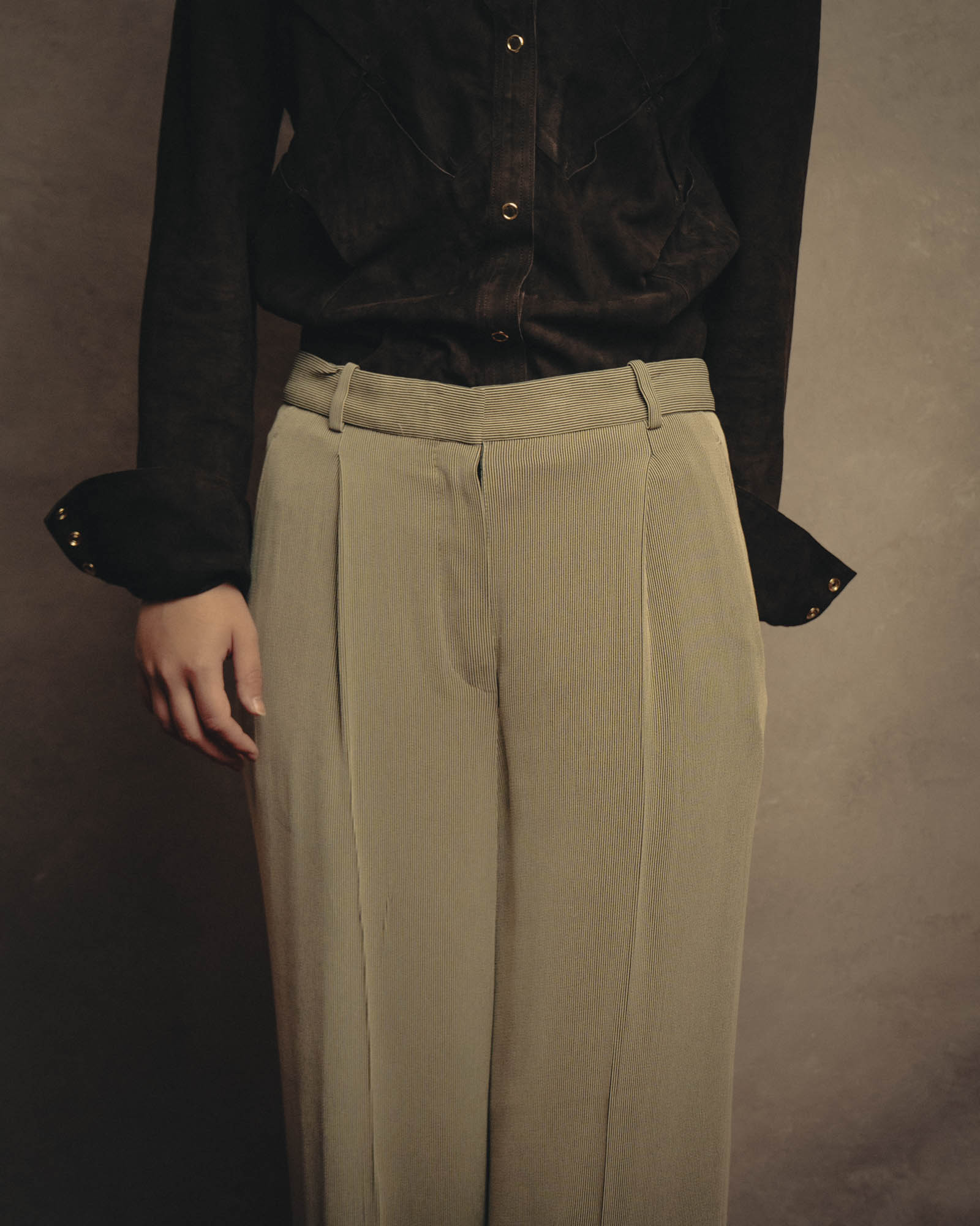 -SPECIAL- “HERMÈS“ Late 90’s-2010’s Fluid striped wide trousers