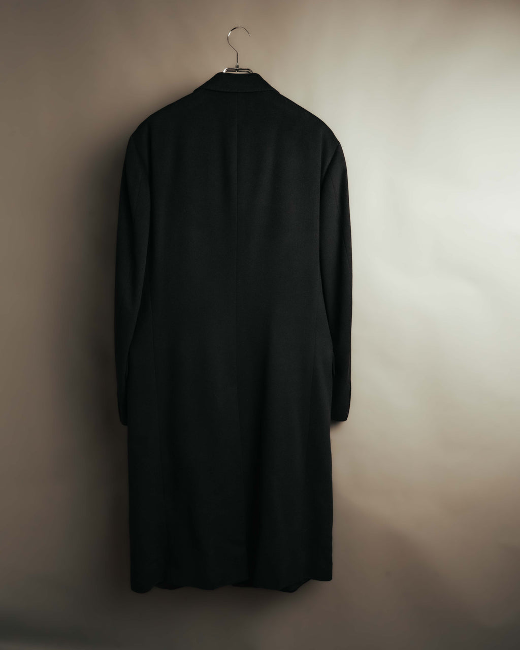 "LANVIN" 90's Classically tailored cashmere overcoat