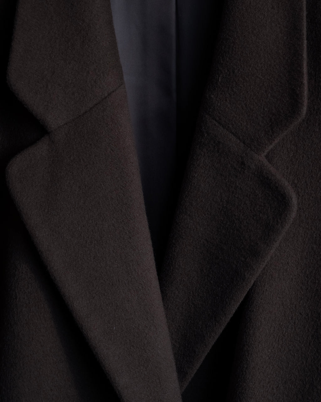 "Vintage 100% pure cashmere long chester coat"