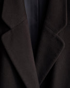 "Vintage 100% pure cashmere long chester coat"