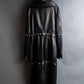 "Dolce & Gabbana" Silver stud design leather 2way coat