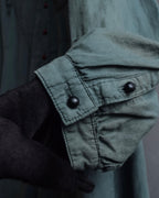 "UNDERCOVER" Raw edge frill design military-like shirt tunic