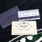 "PRADA" Clasp design monotone color bowling bag