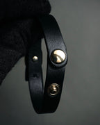 “Salvatore Ferragamo” 2010’s Vara ribbon leather bracelet