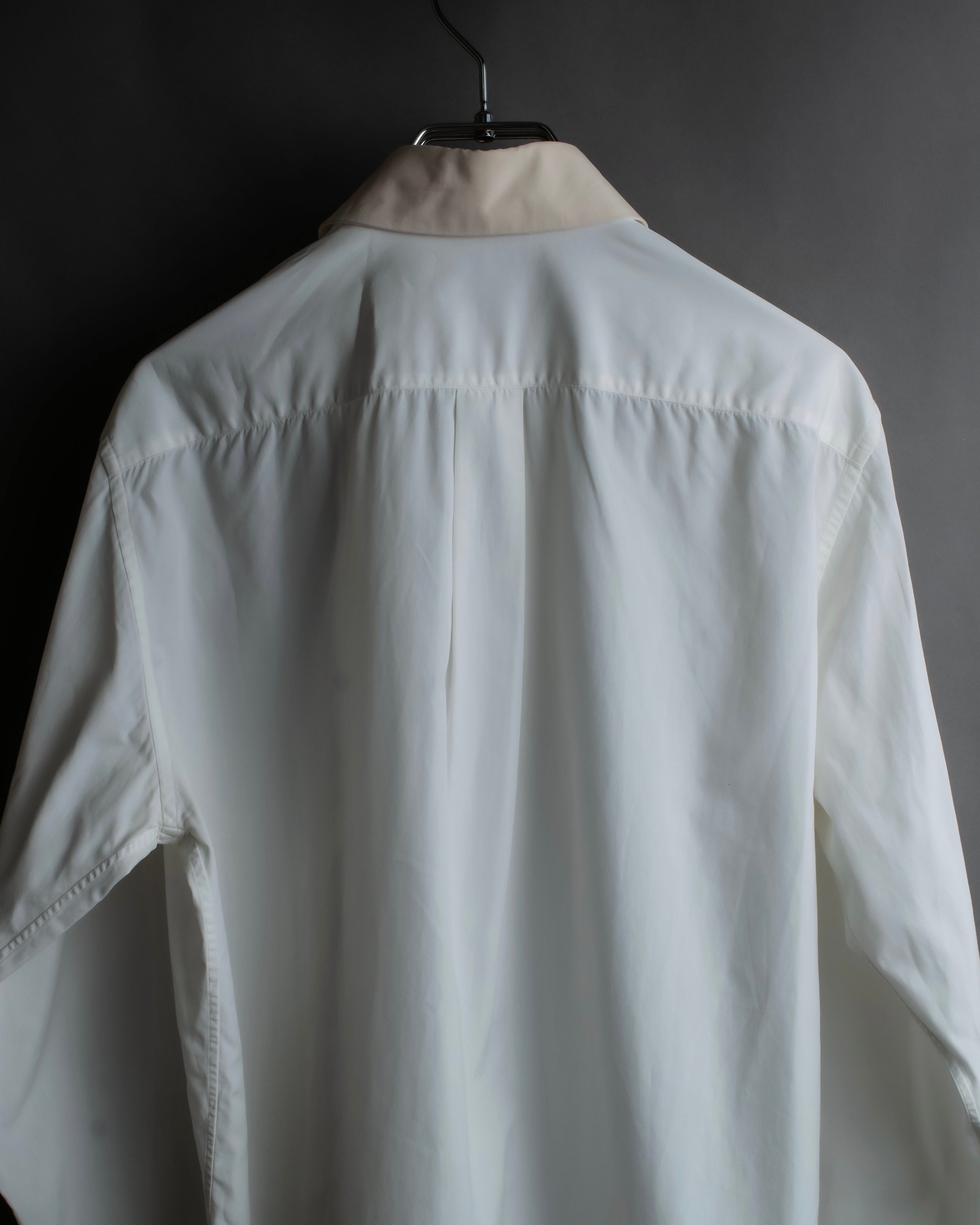 "HERMES" Margiela period collar change shirt