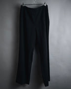 "GIORGIO ARMANI" 90’s Minimalist straight-leg virgin wool slacks