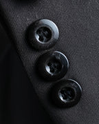 "TOSSARI" Shiny hidden zipper design tailored jacket