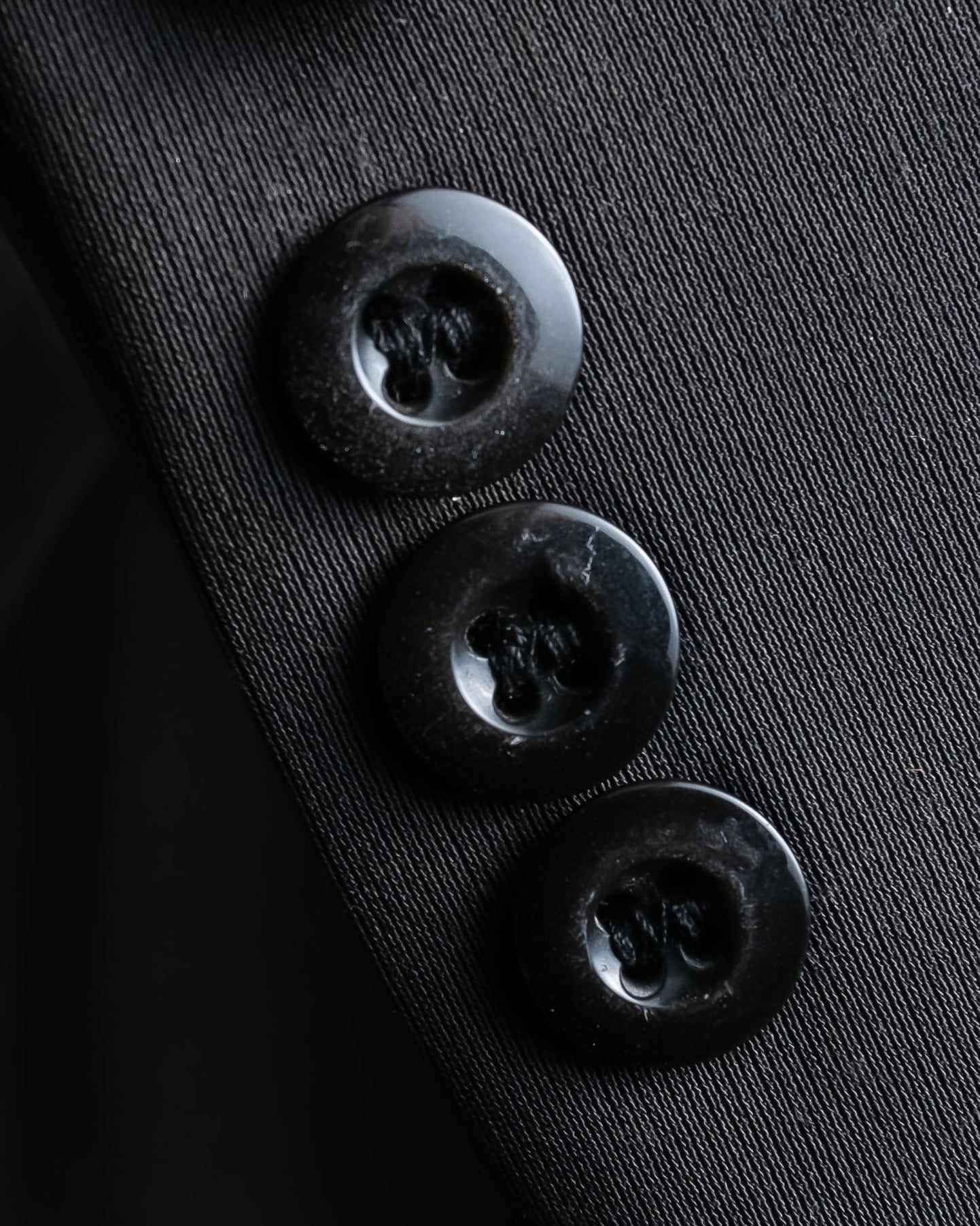 "TOSSARI" Shiny hidden zipper design tailored jacket