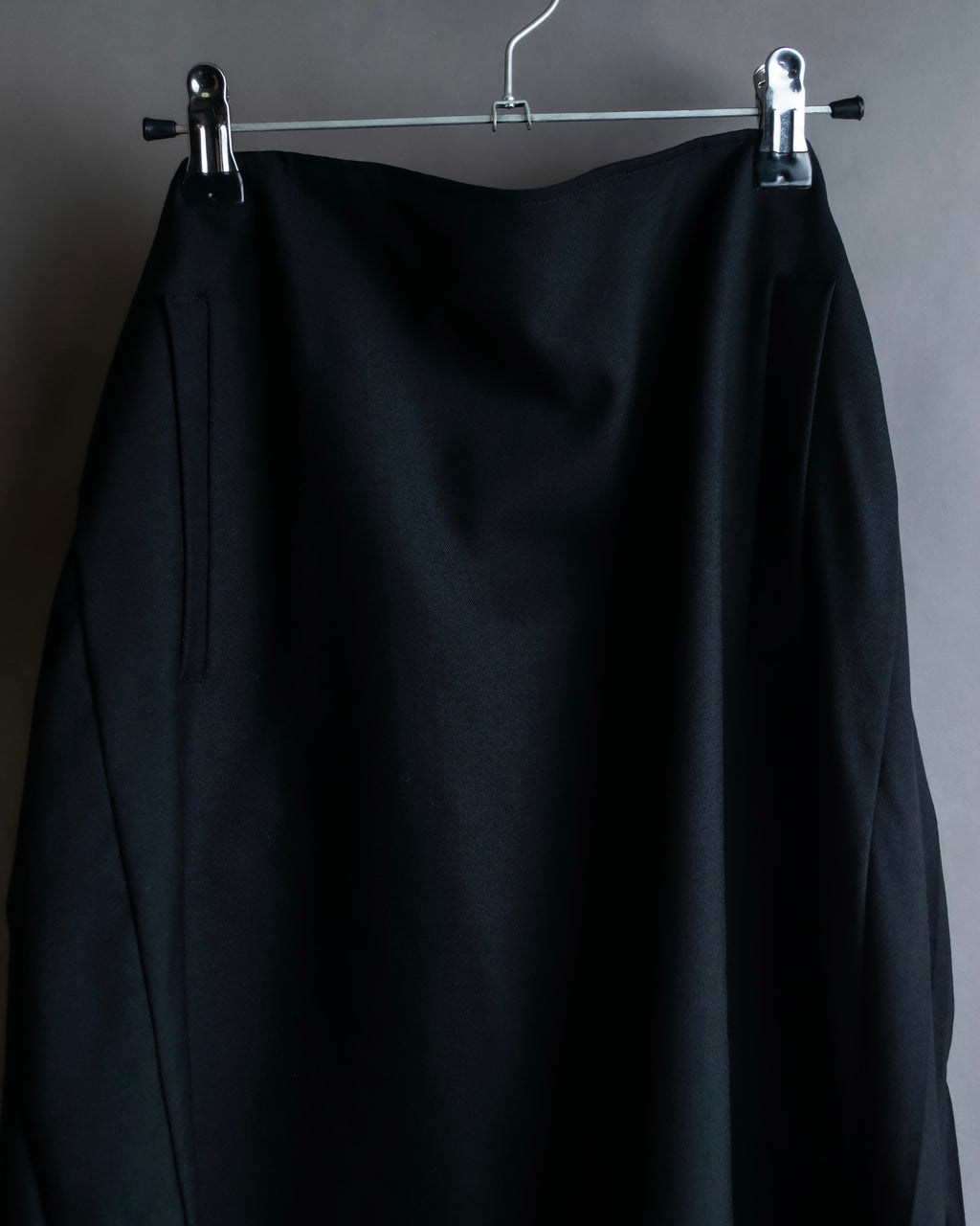 "JEAN PAUL GAULTIER" Ribbon belted design pleated flare skirt