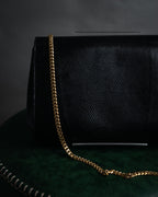 –SPECIAL– “GUCCI” 80’s crest chain shoulder bag