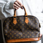 "LOUIS VUITTON" Alma series monogram pattern one handle bag