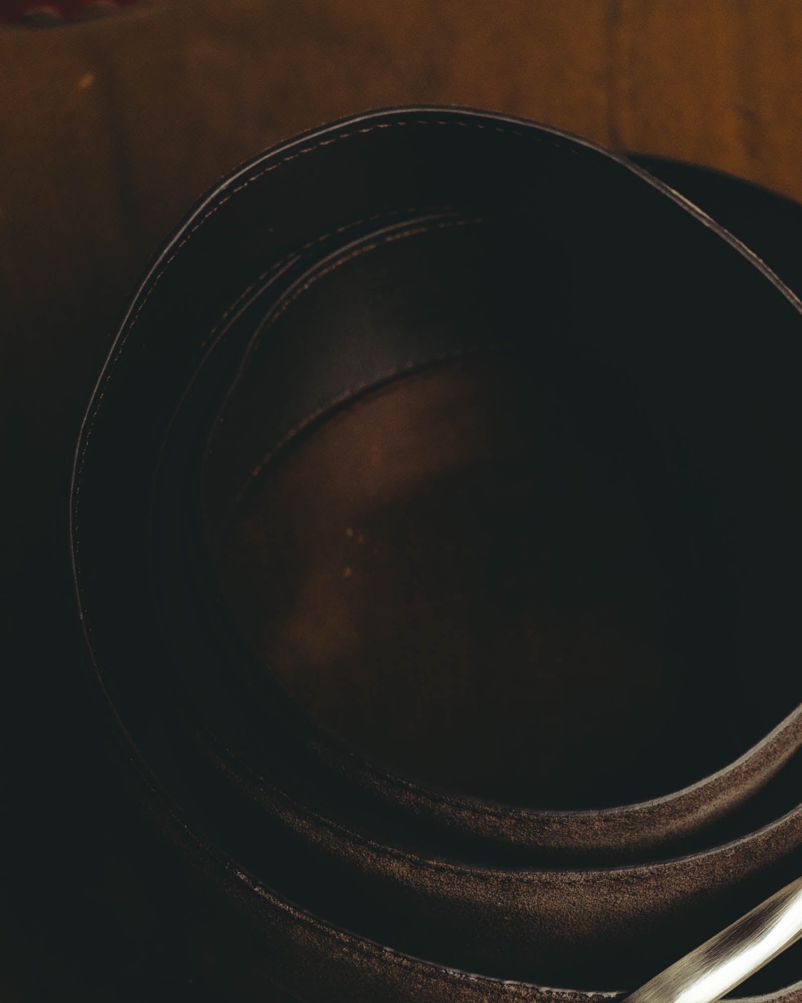 "Ermenegildo Zegna" 90's–00's brown suede leather belt
