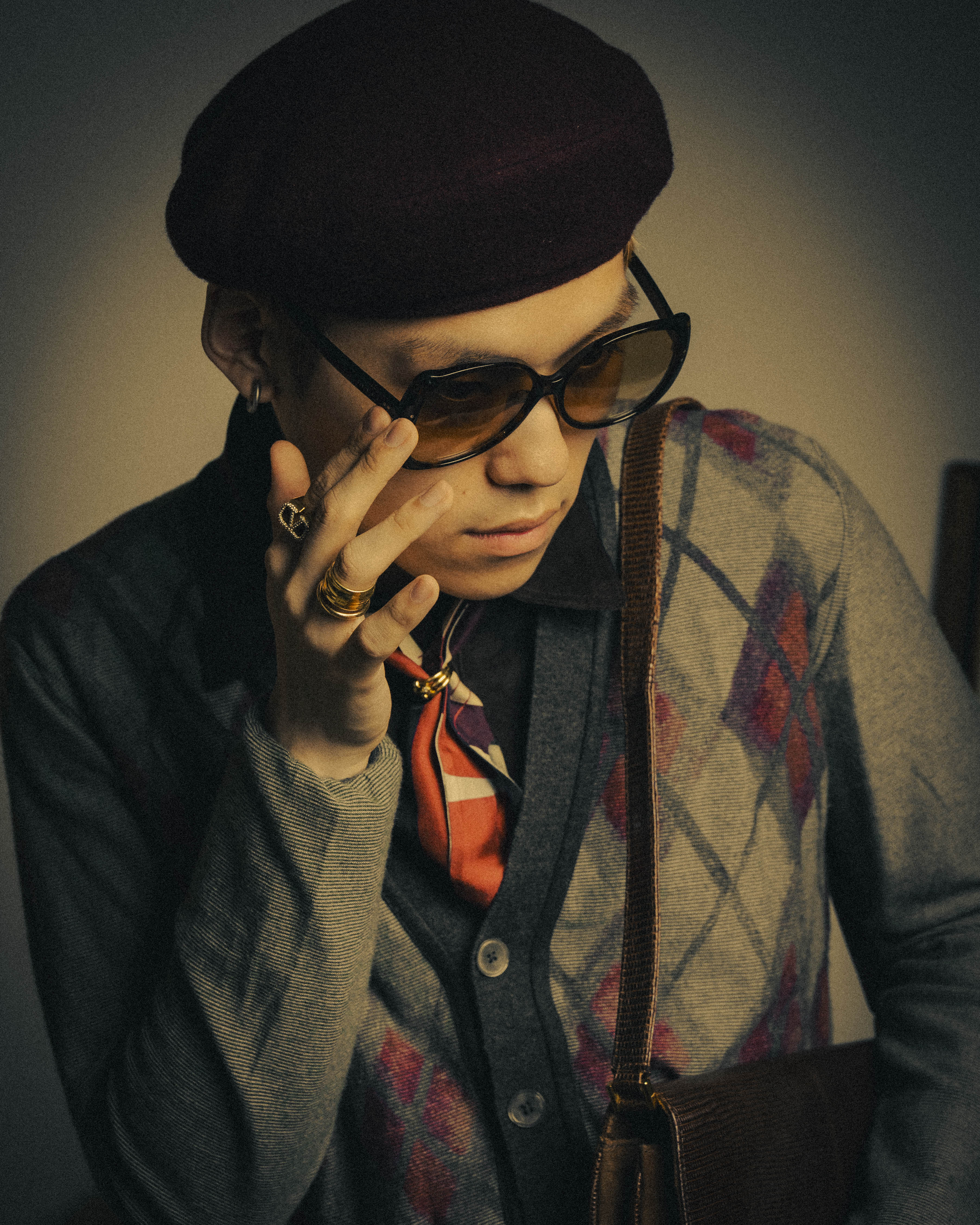 –SPECIAL– "GUCCI" 10's Retro oversized butterfly sunglasses